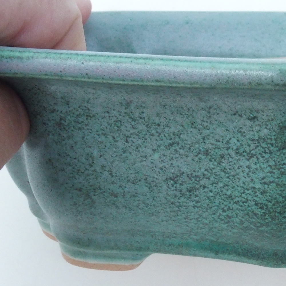 Bonsai bowl H51 - 18 x 14 x 5 cm. - zielony