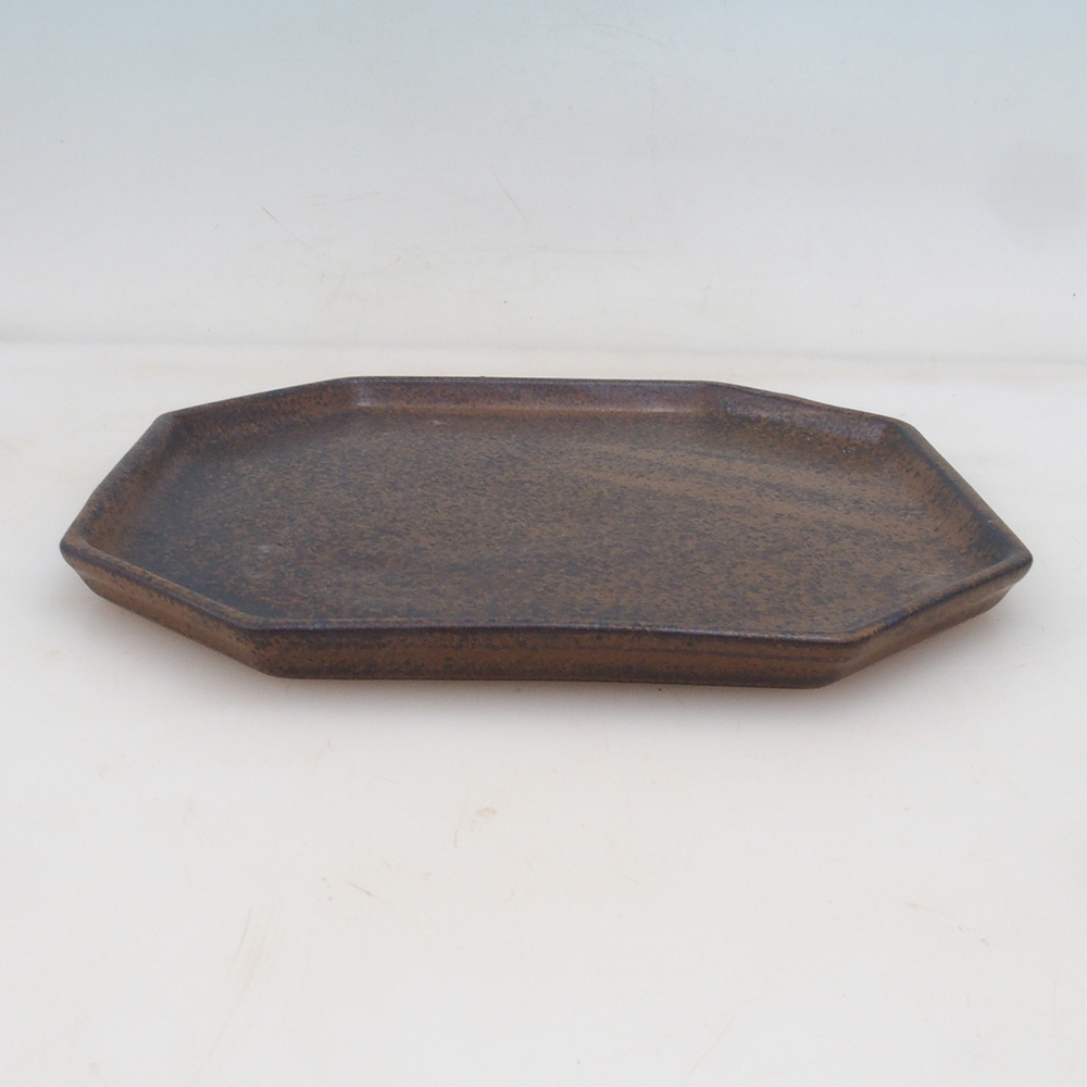 Miska ceramiczna H14 - 18 x 18 x 1 cm - niebieska