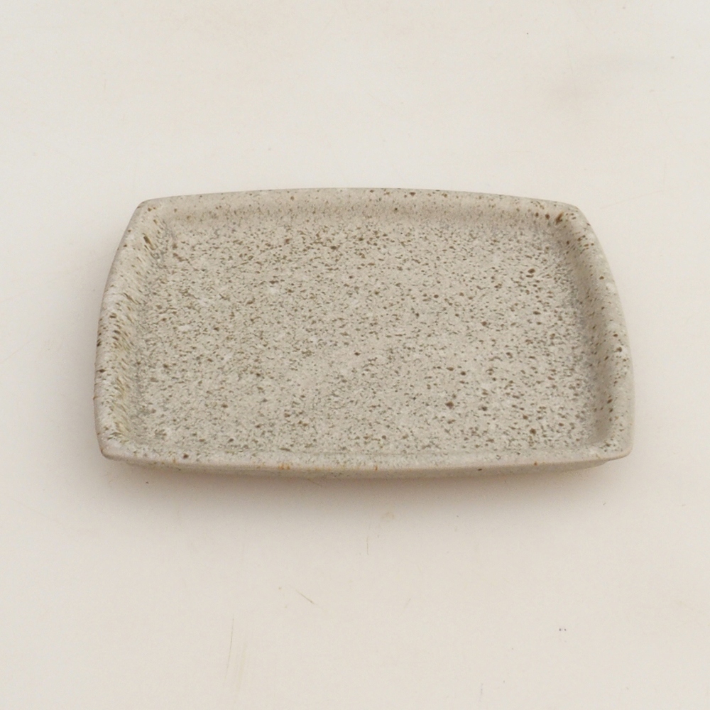 Miska ceramiczna H11 - 11,5 x 9,5 x 1 cm - beżowy