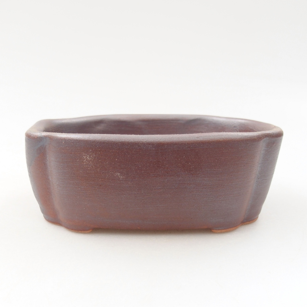 Ceramiczna miska bonsai 12 x 9 x 4,5 cm, kolor metaliczny