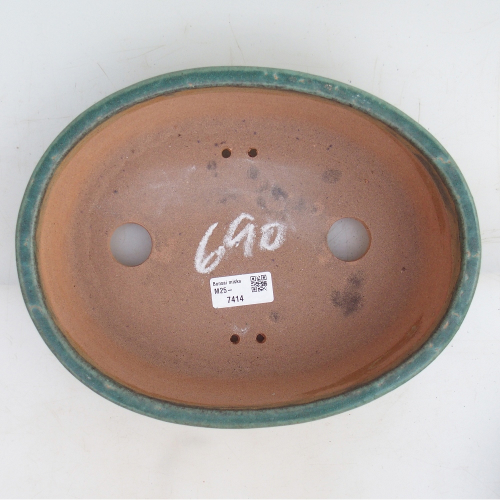Misa do bonsai 26,5 x 21 x 7,5 cm, kolor zielony