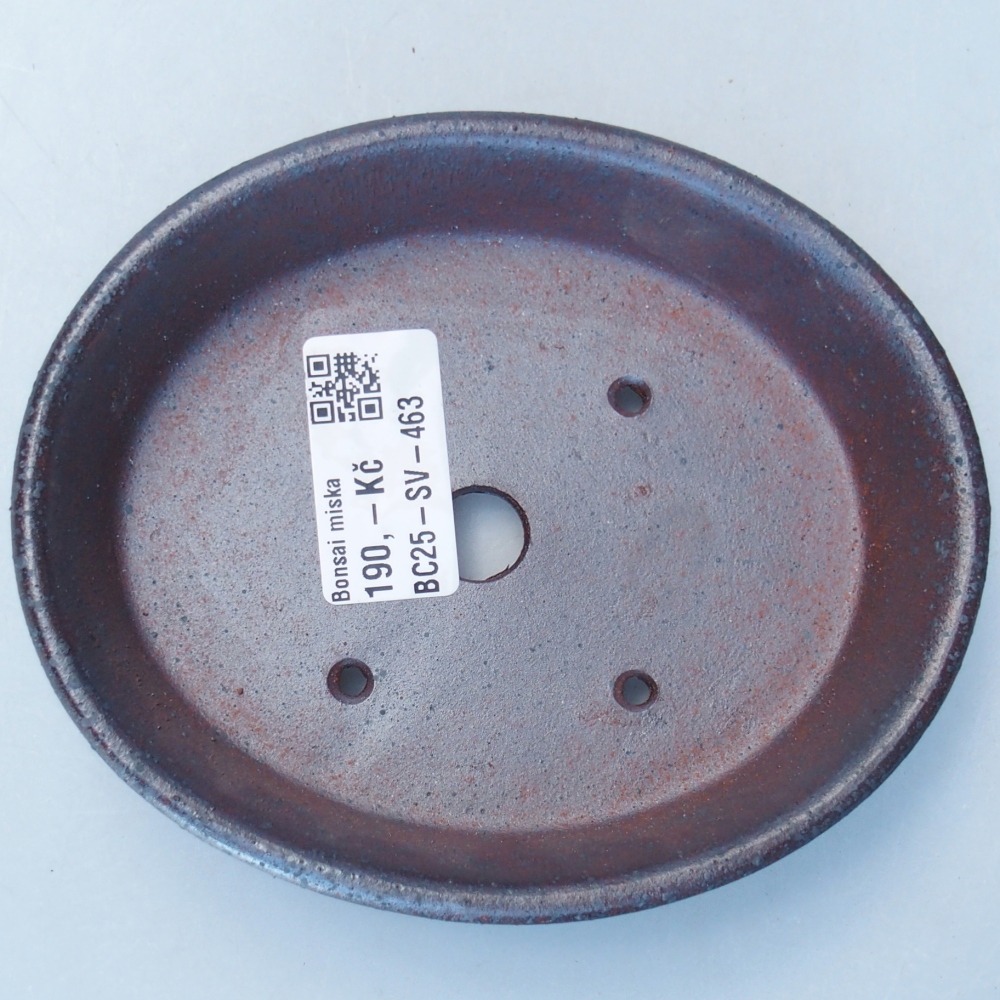 Miska 13 x 11 x 3,5 cm brązowa