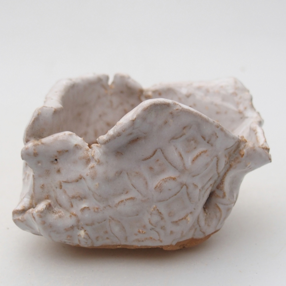 Muszla ceramiczna 8 x 7 x 4,5 cm, kolor biały