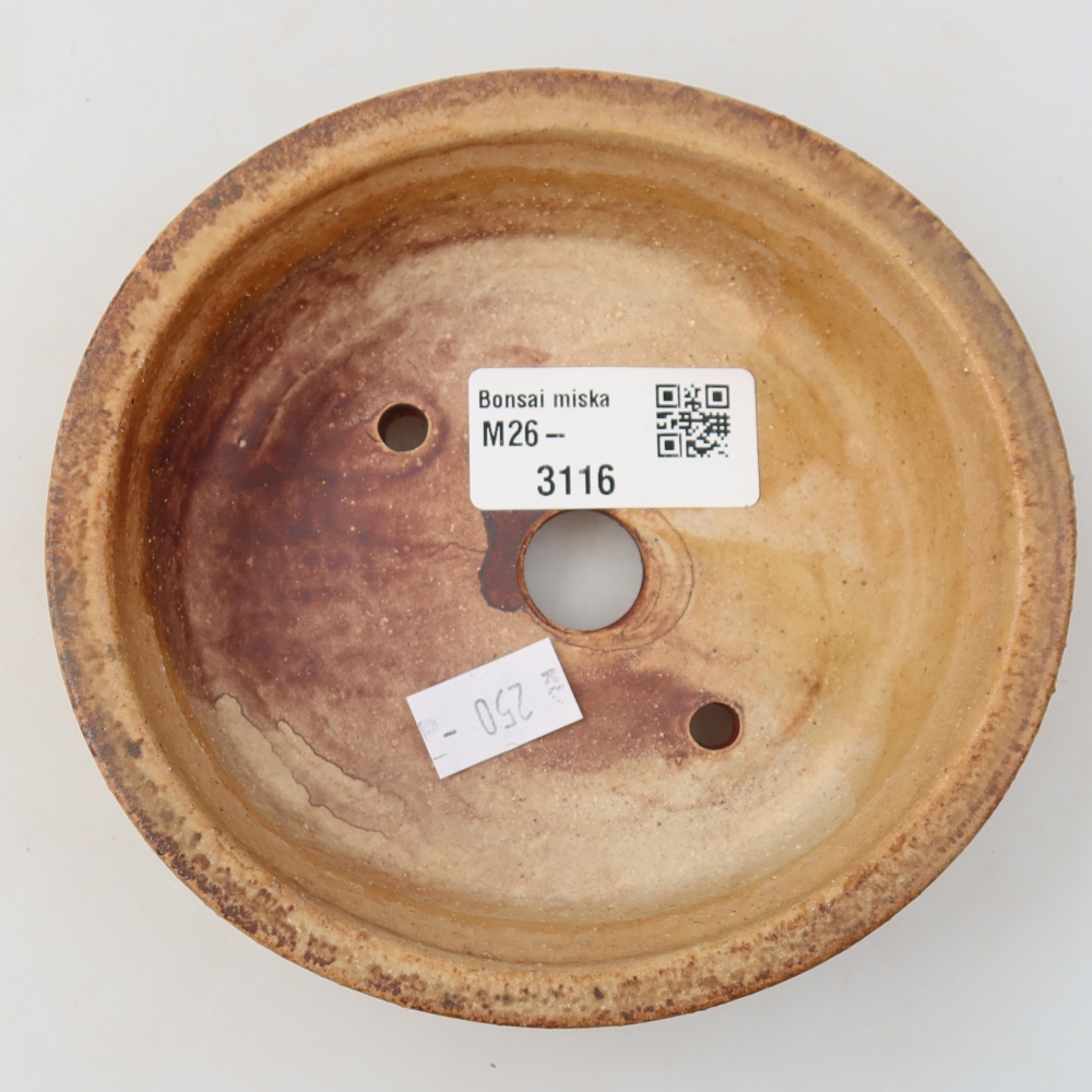 Ceramiczna miseczka do bonsai 12,5 x 11,5 x 3,5 cm, kolor różowy