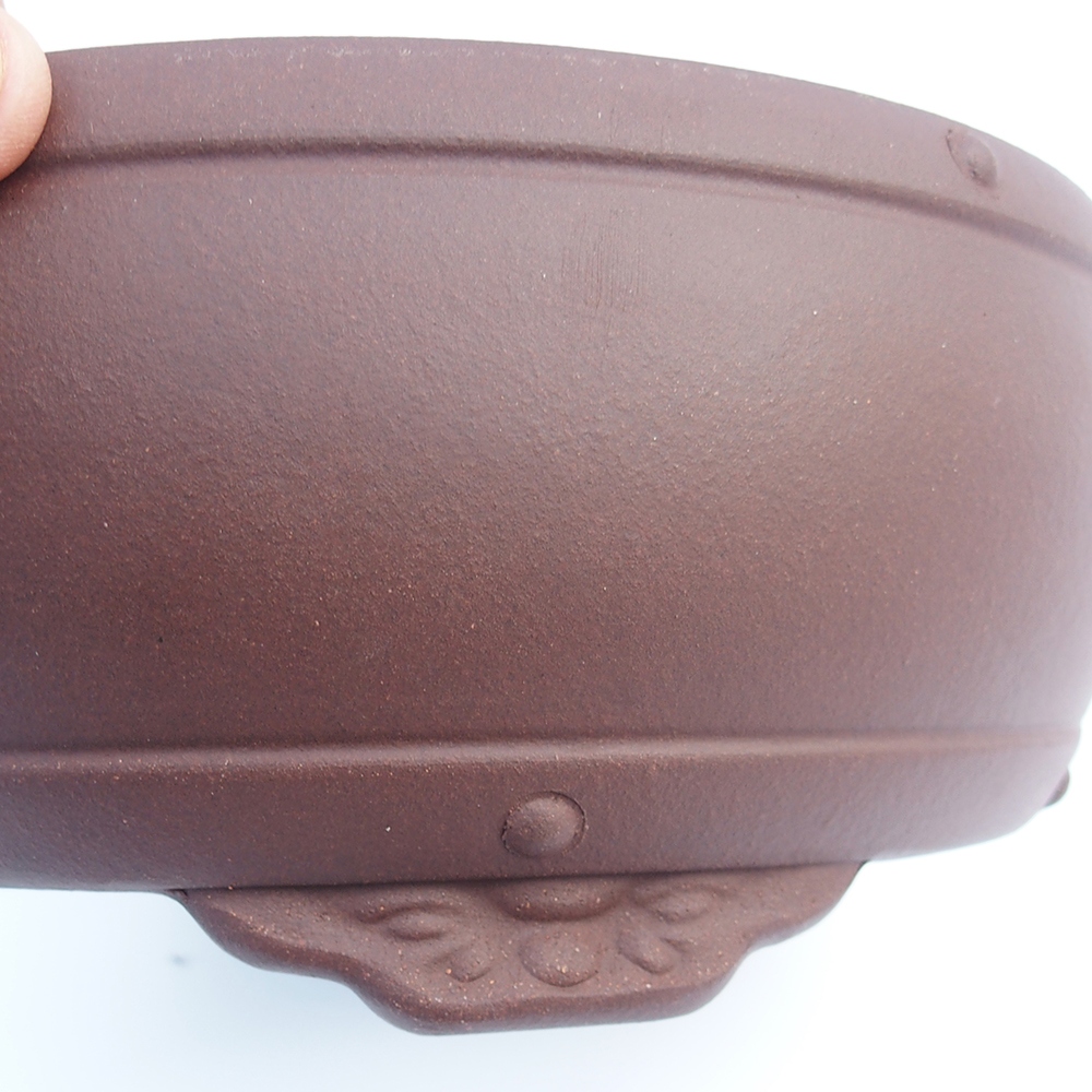 Miska 24 x 24 x 10,5 cm brązowa