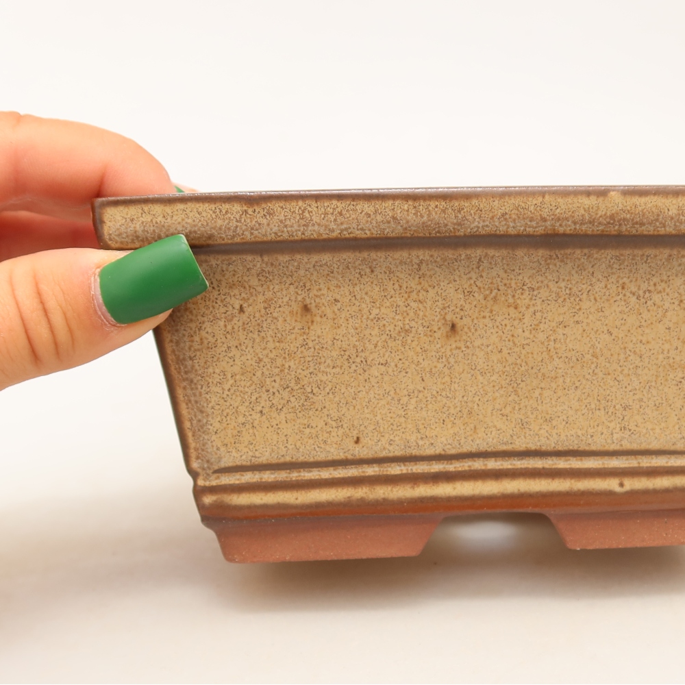 Ceramiczna miska  14,5 x 12,5 x 7 cm, kolor beżowy