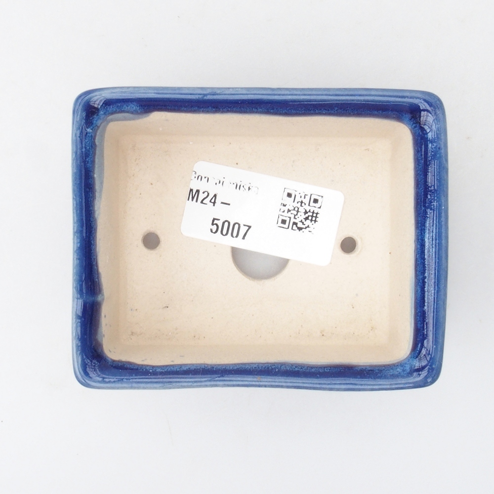 Mini miska bonsai 8 x 7 x 3,5 cm, kolor niebieski