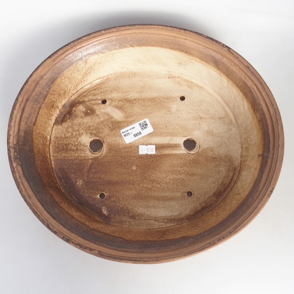 Ceramiczna miska na bonsai 32 x 29 x 7 cm, różowa