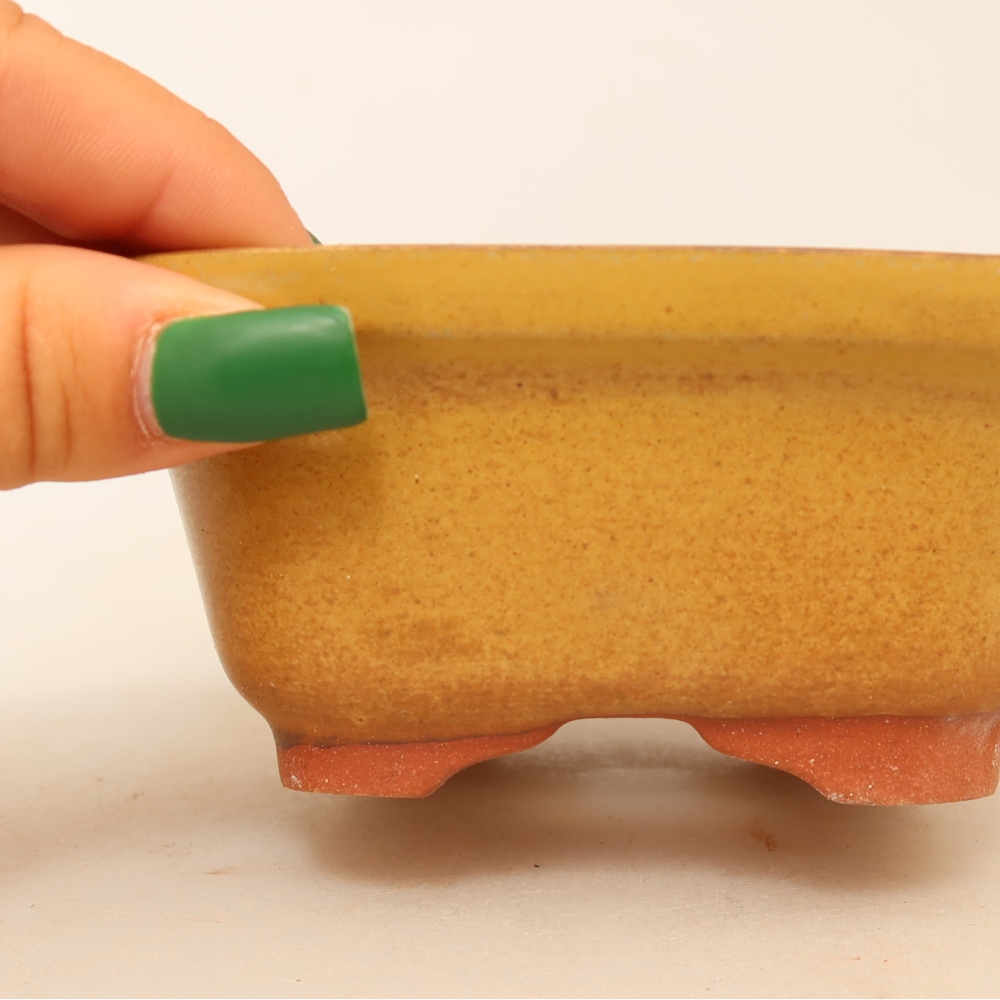 Ceramiczna miska  12 x 12 x 5 cm, kolor żółty