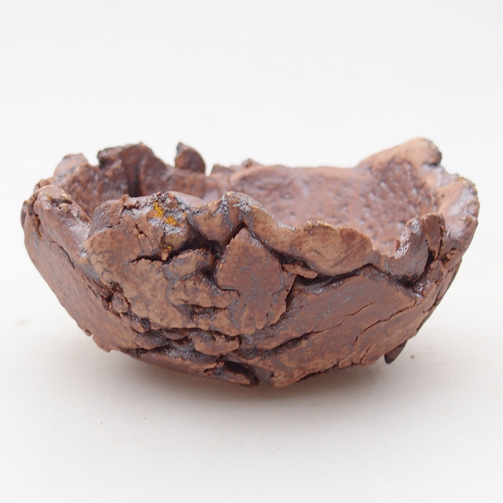 Muszla ceramiczna 9 x 8,5 x 4,5 cm, kolor brązowy