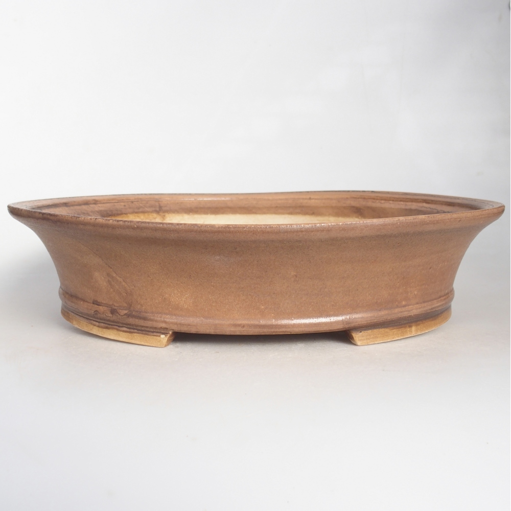 Ceramiczna miska na bonsai 32 x 29 x 7 cm, różowa