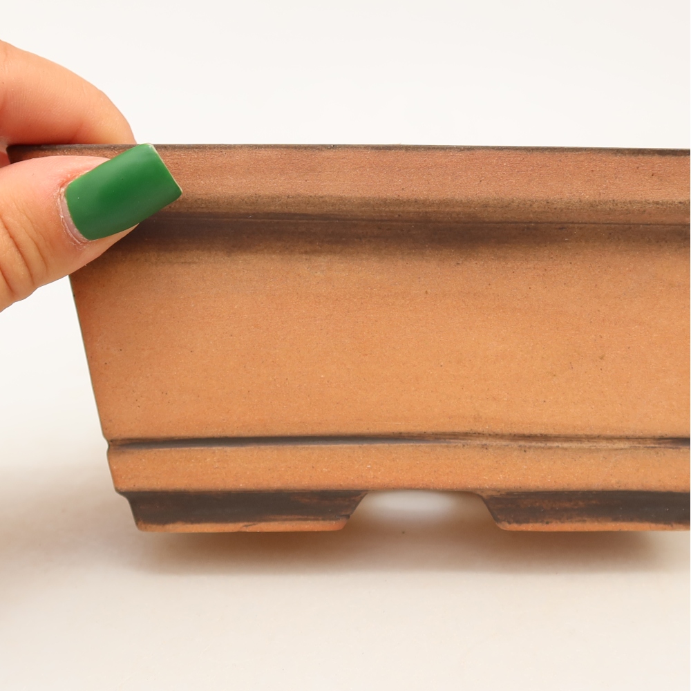 Ceramiczna miska  14,5 x 12,5 x 7 cm, kolor ceglasty