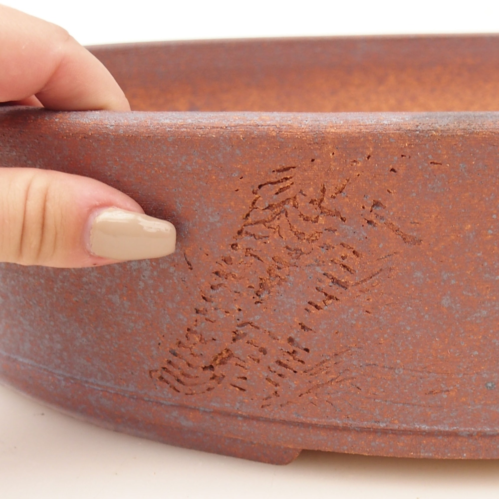 Misa do bonsai 38,5 x 30 x 8,5 cm, kolor metaliczny