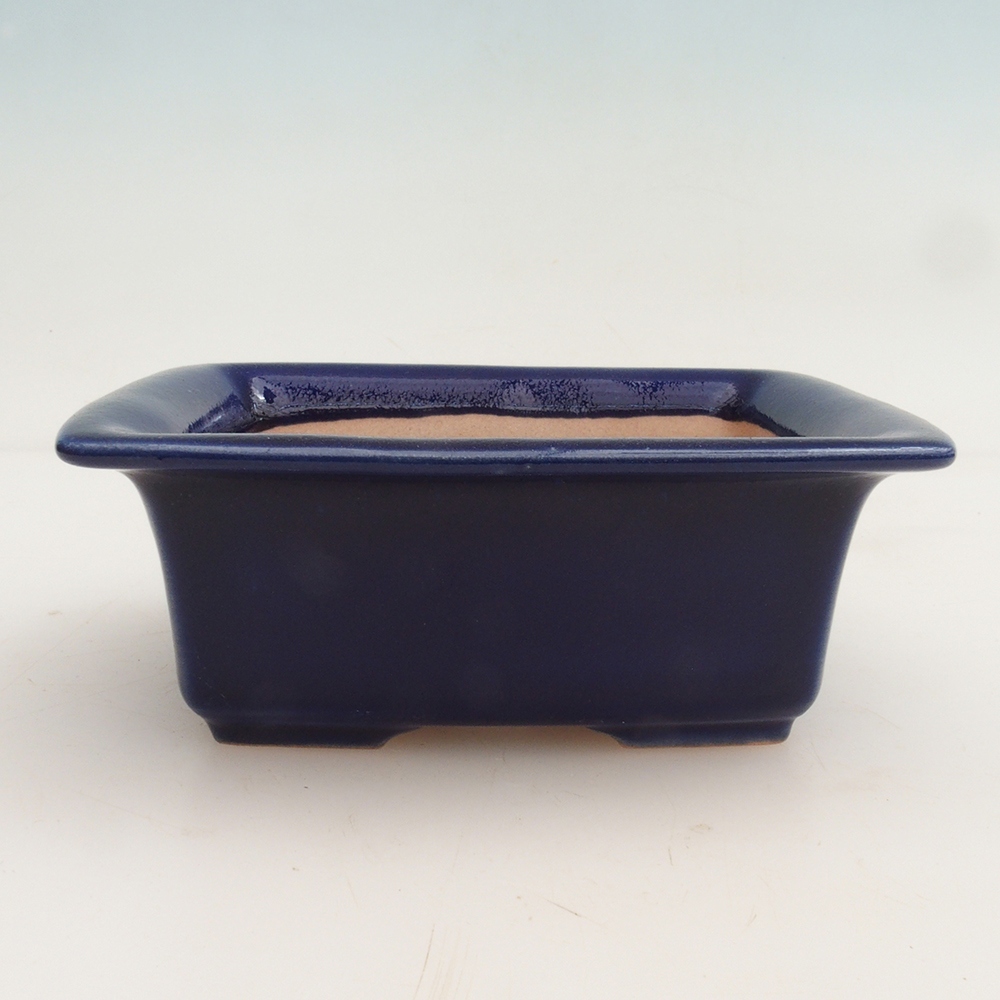 Bonsai bowl H11 - 11,5 x 10 x 4 cm. - niebieski