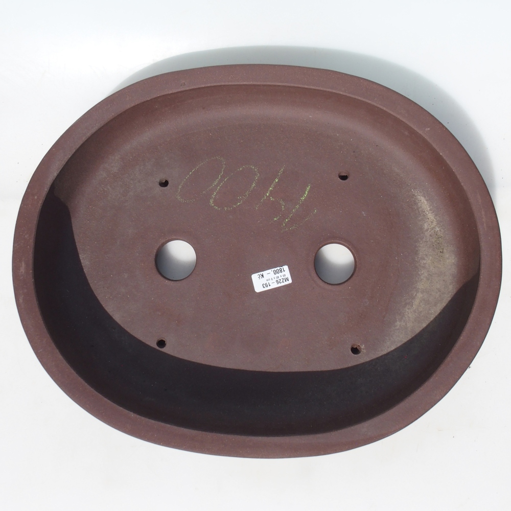 Misa do bonsai 49 x 40 x 9 cm - brązowa