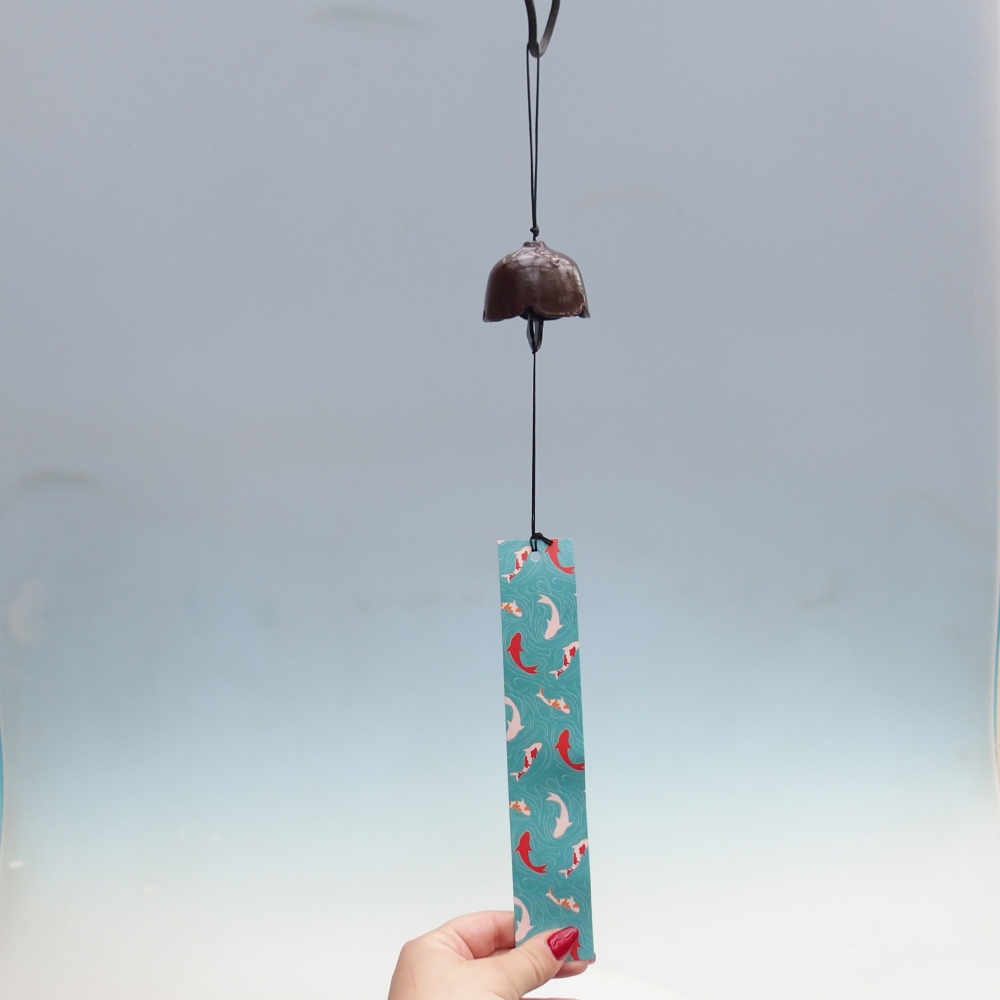 Metalowy dzwonek do wiatru, kolor brązowy