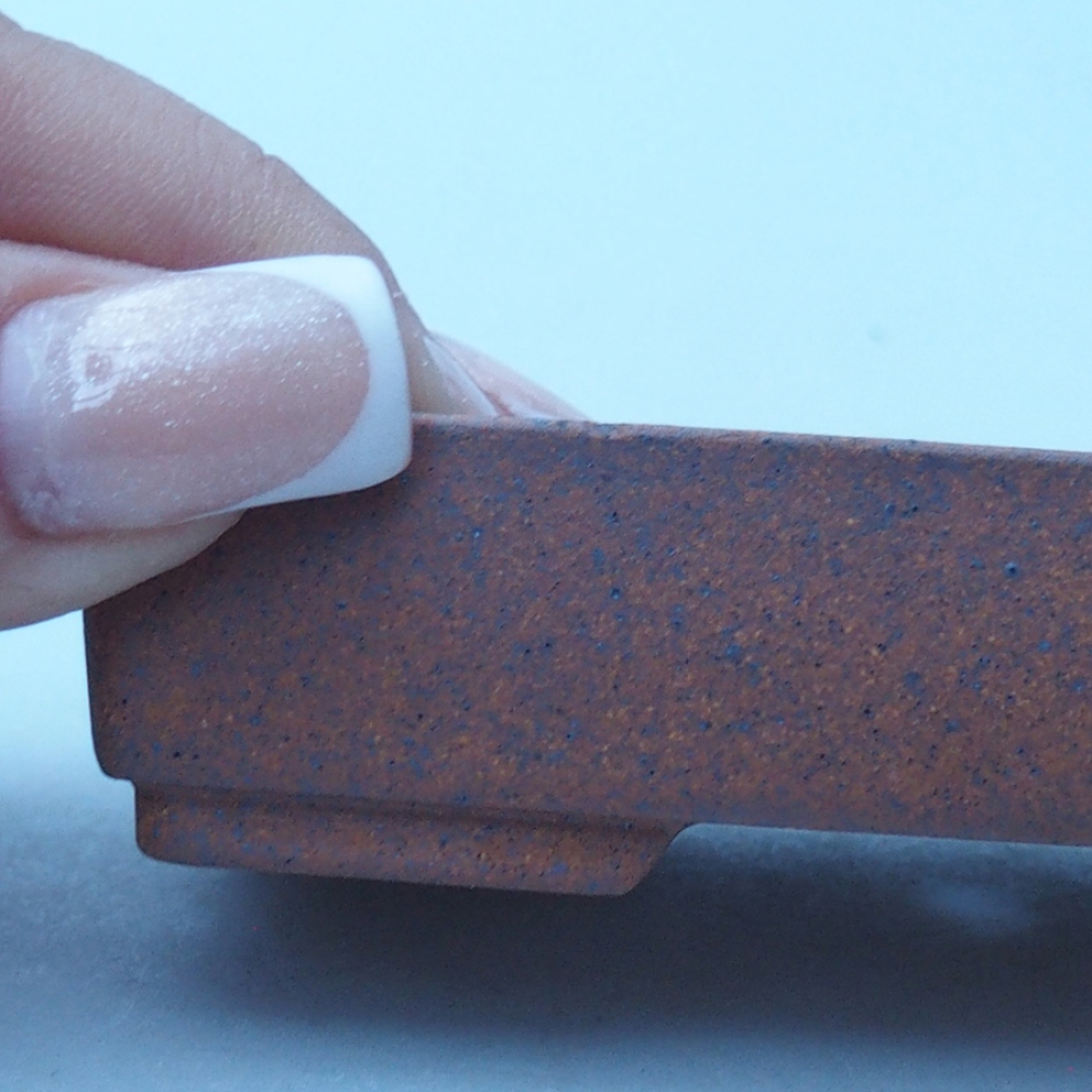 Miska 9 x 6 x 2 cm brązowa