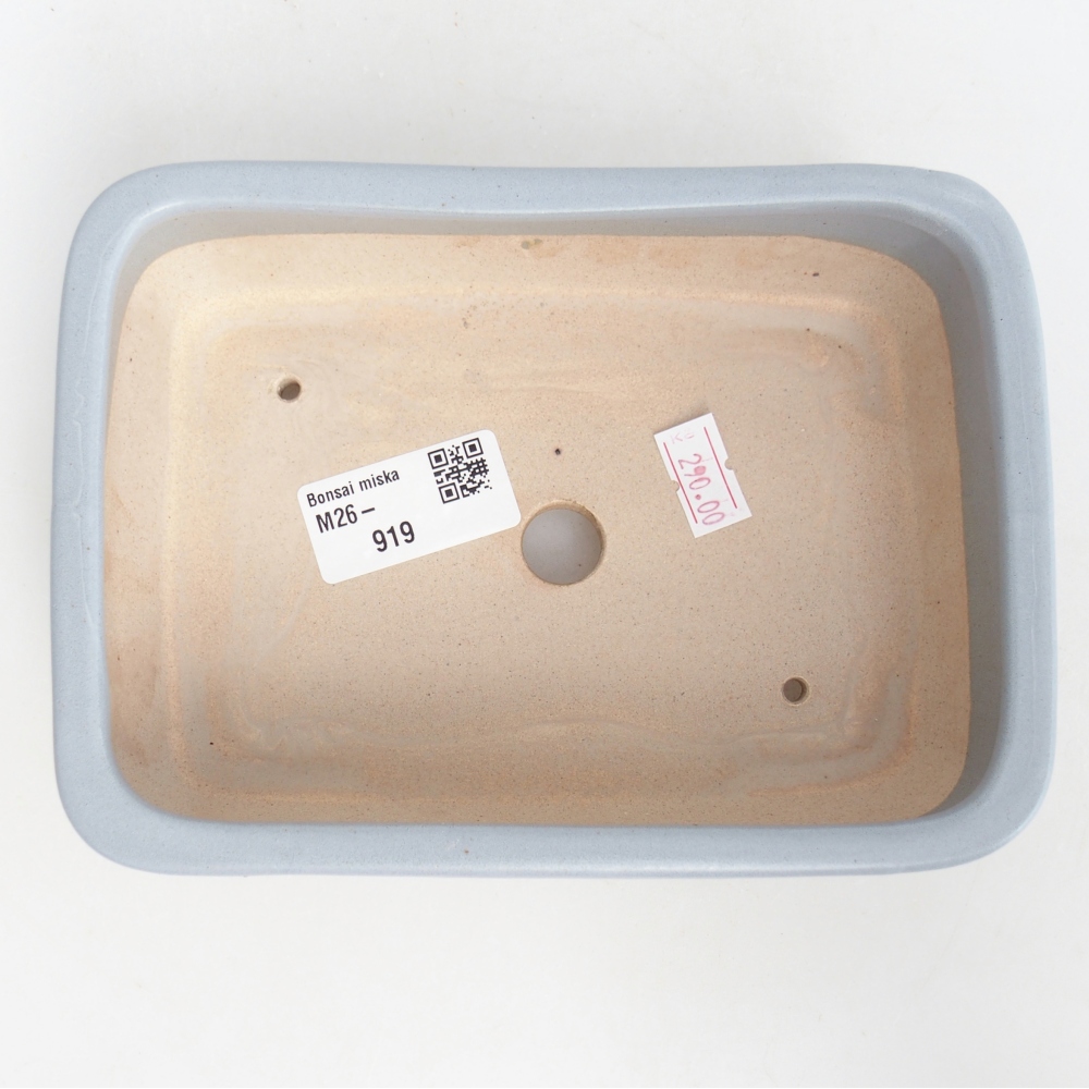 Ceramiczna miska do bonsai 16,5 x 12 x 5,5 cm, kolor niebieski