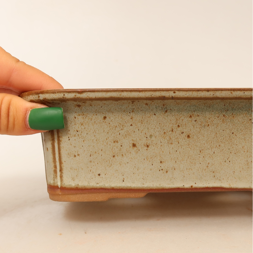 Miska ceramiczna  20 x 15,5 x 5,5 cm, kolor beżowy
