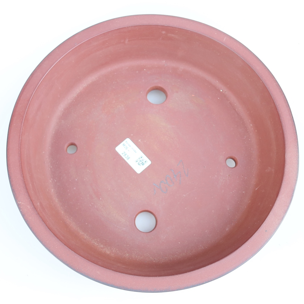 Ceramiczna miska  30,5 x 30,5 x 7 cm, kolor ceglasty