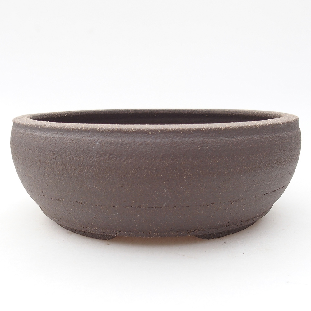 Ceramiczna miska do bonsai 16,5 x 16,5 x 6 cm, brązowa