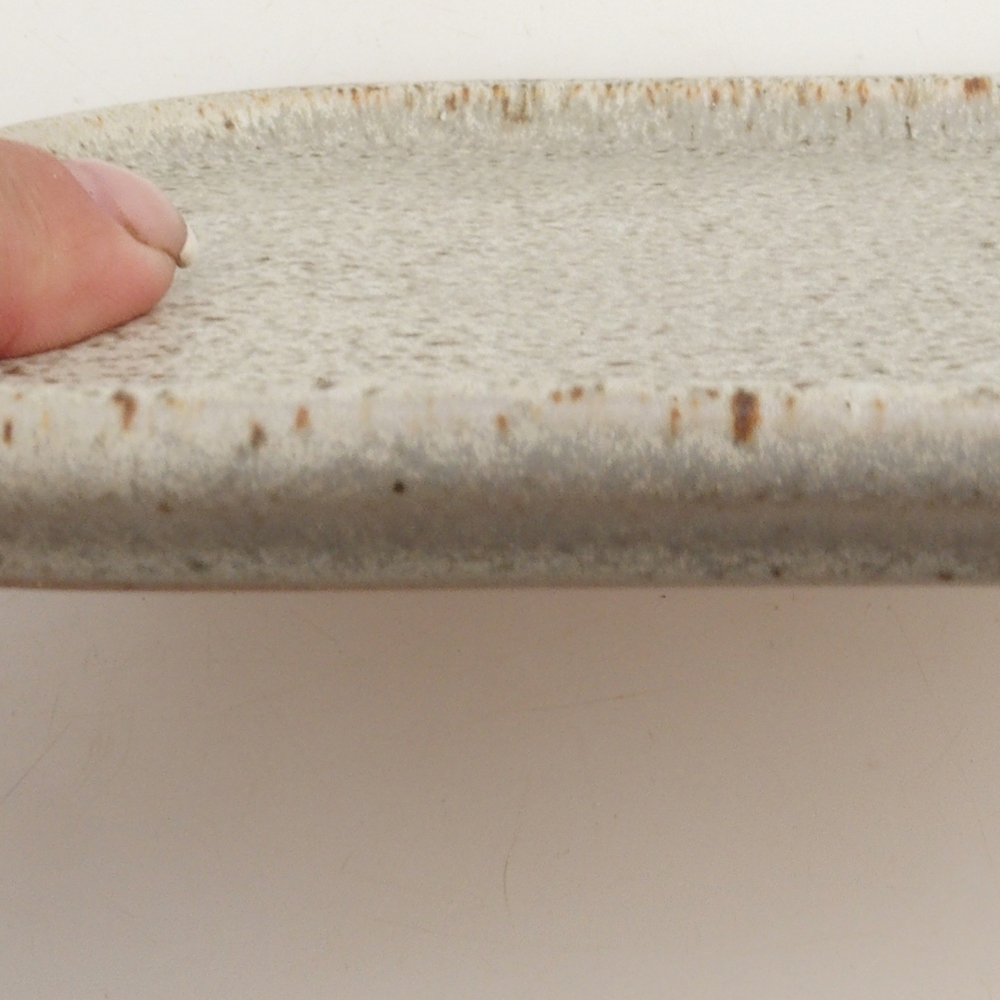 Spodek ceramiczny H36 - 17,5 x 15 x 1 cm - beżowy