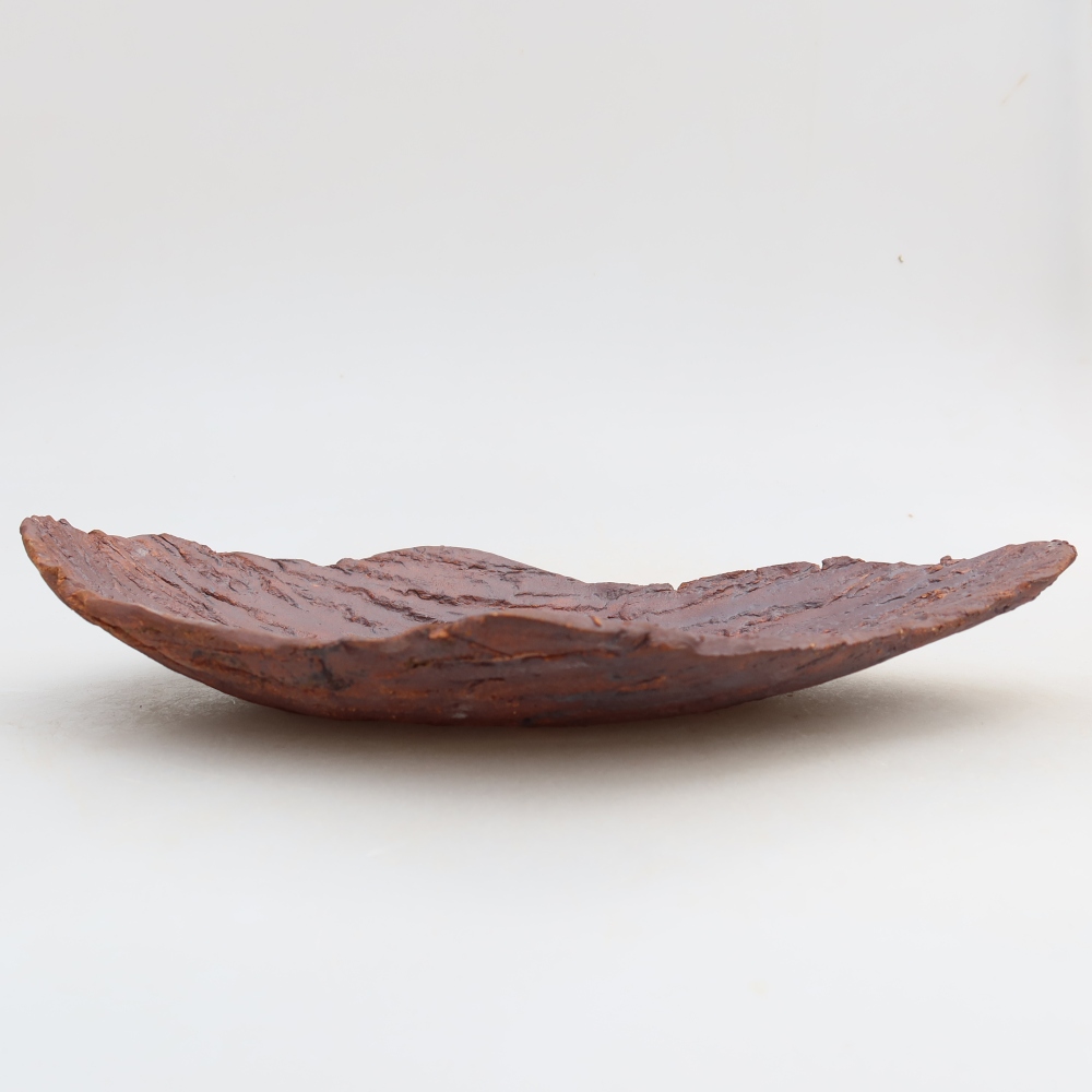 Ceramiczna miska  27 x 18,5 x 5 cm, kolor brązowy