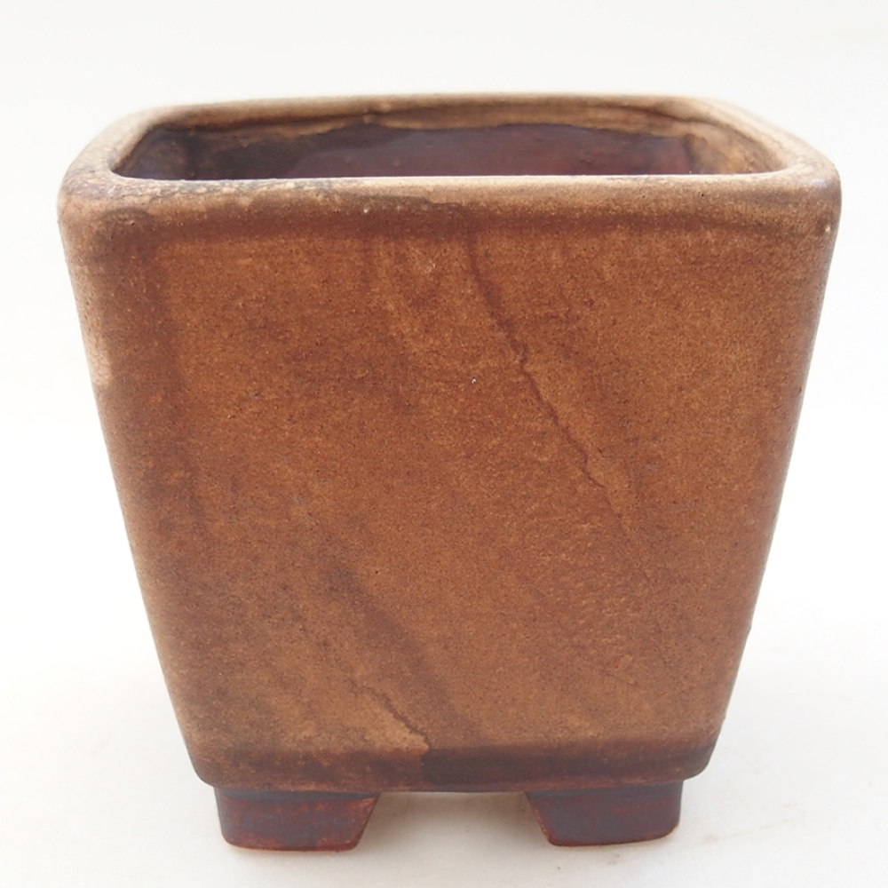 Ceramiczna miska bonsai 7,5 x 7,5 x 7,5 cm, kolor różowy