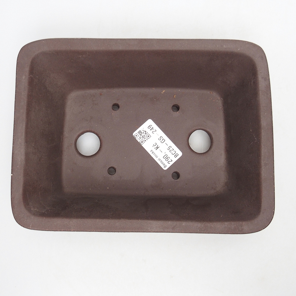 Miska 19 x 14 x 6 cm brązowa