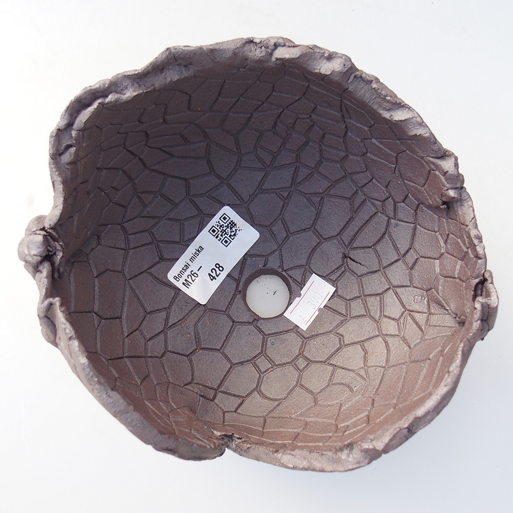 Muszla ceramiczna 15 x 14,5 x 10 cm, kolor metaliczny