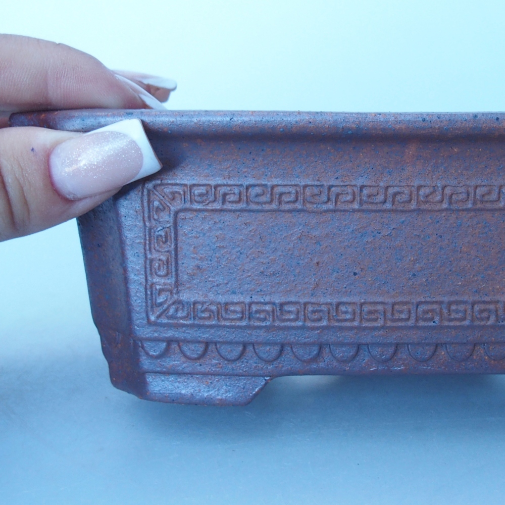 Miska 16 x 11 x 6 cm brązowa