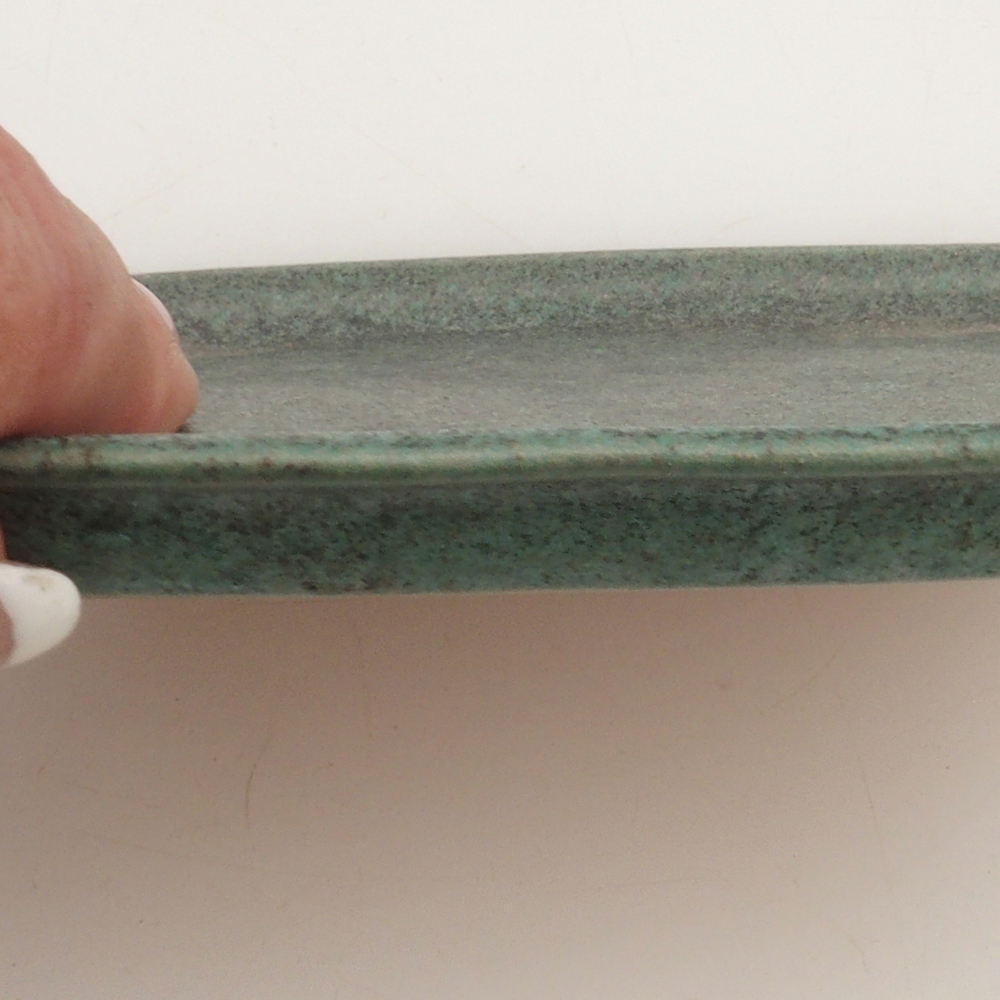 Miska ceramiczna H11 - 11,5 x 9,5 x 1 cm - zielony