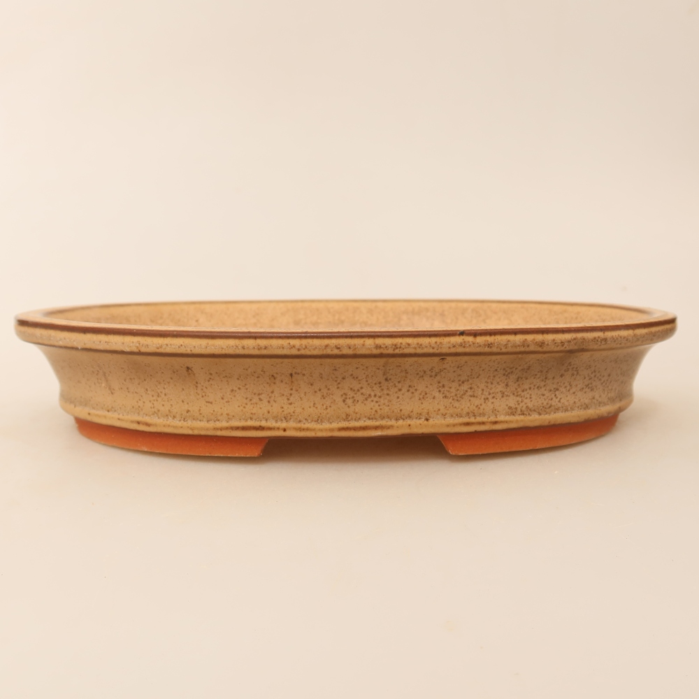 Ceramiczna miska  21 x 14,5 x 3,5 cm, kolor beżowy