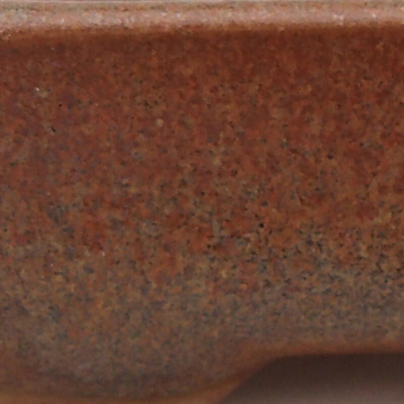 Ceramiczna miska bonsai 10 x 8 x 2 cm, kolor brązowy