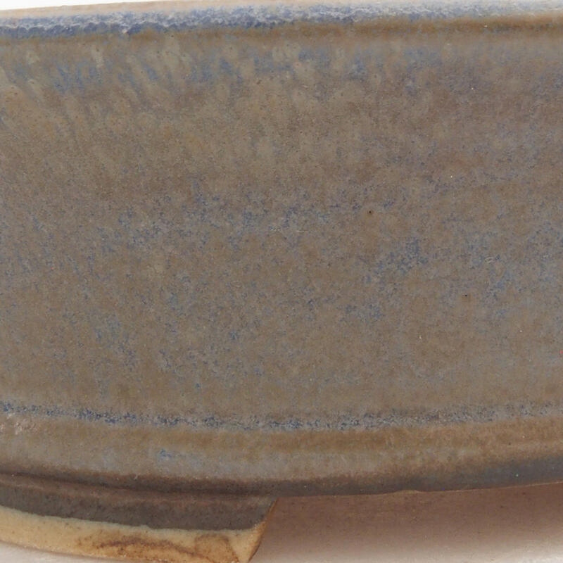 Ceramiczna miska bonsai 12,5 x 11,5 x 4 cm, kolor niebieski