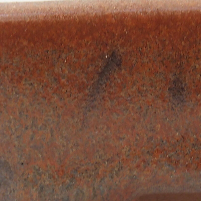 Ceramiczna miska bonsai 12 x 9 x 3 cm, kolor brązowy