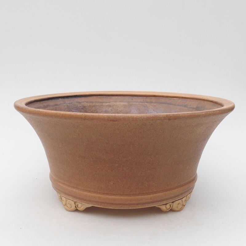 Ceramiczna miska bonsai 24 x 24 x 11 cm, różowa