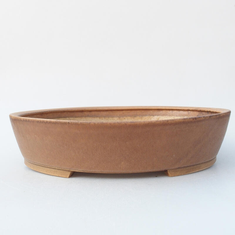 Ceramiczna miska bonsai 28 x 24 x 6 cm, kolor różowy