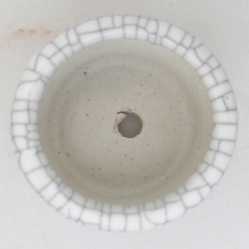 Ceramiczna miska bonsai 3,5 x 3,5 x 2,5 cm, kolor raku
