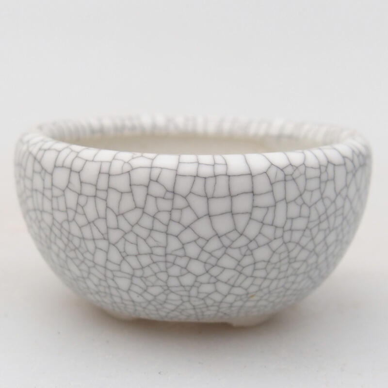 Ceramiczna miska bonsai 4,5 x 4,5 x 2 cm, kolor raku