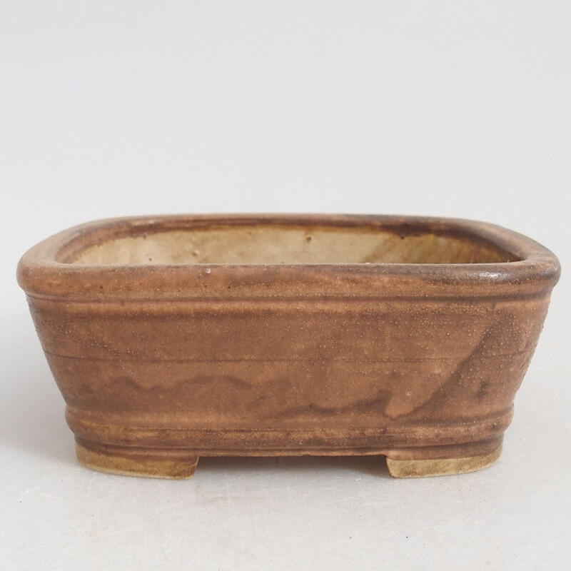 Ceramiczna miska bonsai 9 x 8 x 3,5 cm, kolor różowy