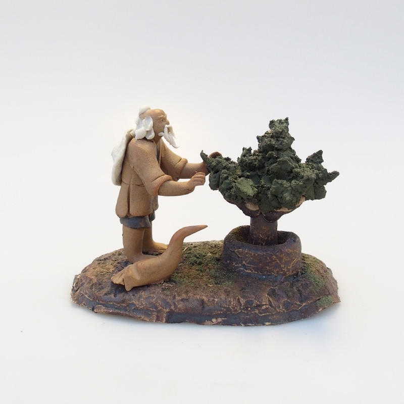 Figurka ceramiczna - Bonsaijista