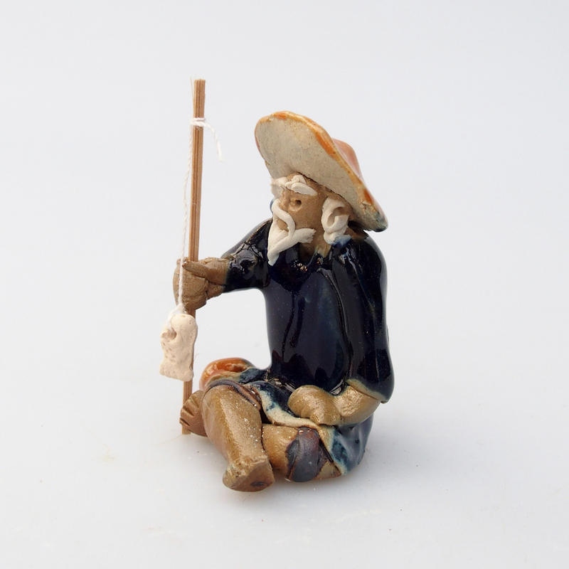 Figurka ceramiczna - Rybak