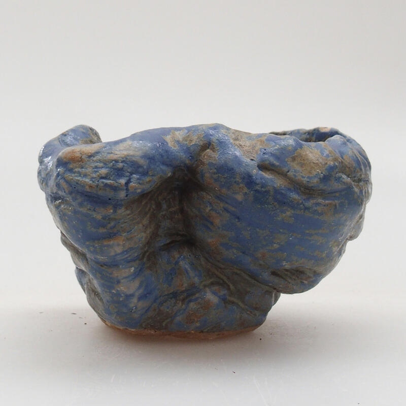Muszla ceramiczna 6 x 5 x 4,5 cm, kolor niebieski