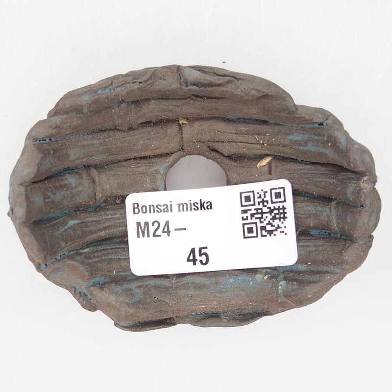 Muszla ceramiczna 7,5 x 5,5 x 3 cm, kolor niebieski