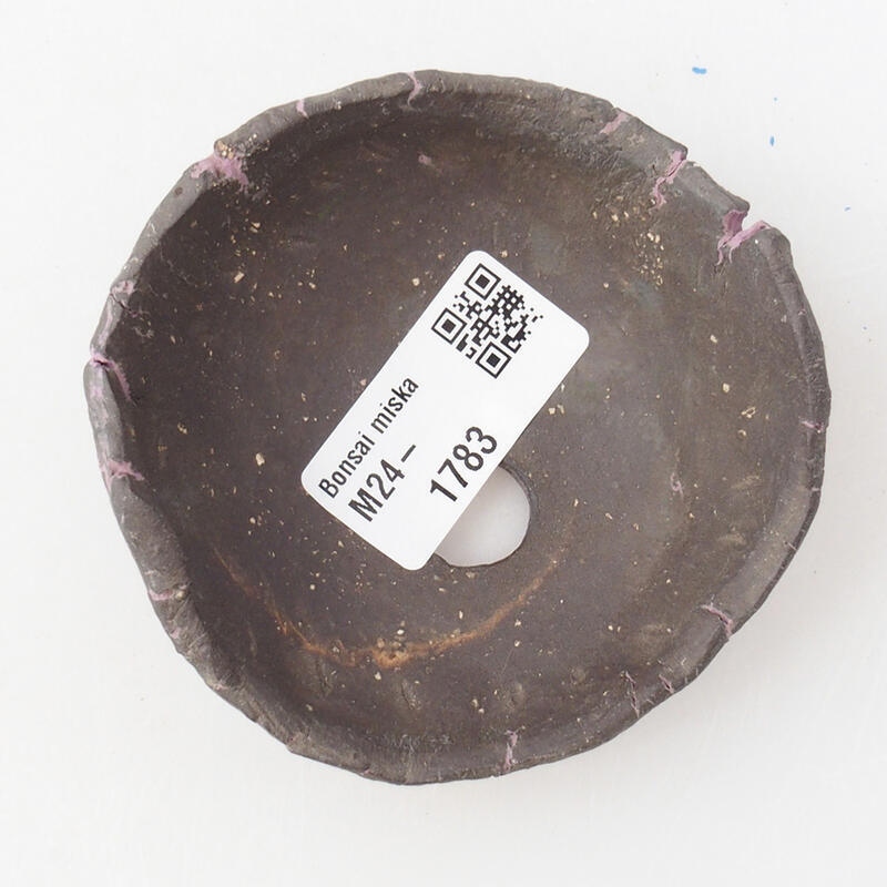 Muszla ceramiczna 8 x 8 x 4 cm, kolor fioletowy