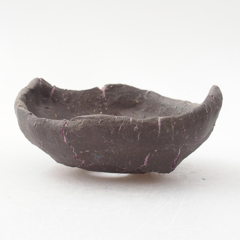 Muszla ceramiczna 8 x 8 x 4 cm, kolor fioletowy