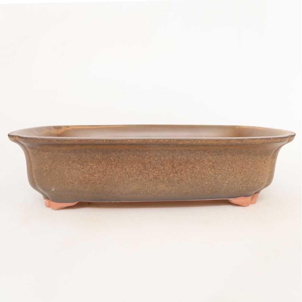 Ceramiczna miska  24 x 17 x 6 cm, kolor brązowy