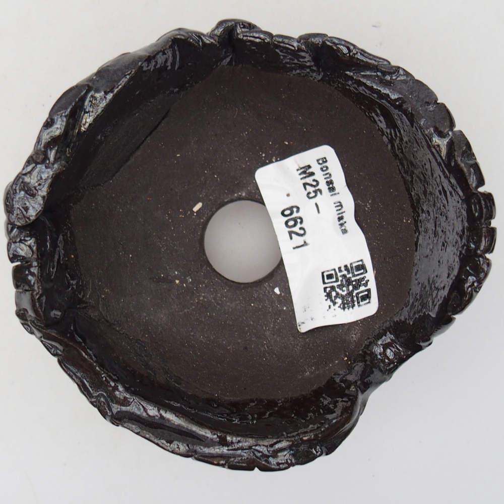 Muszla ceramiczna 9 x 9 x 6 cm, kolor czarny