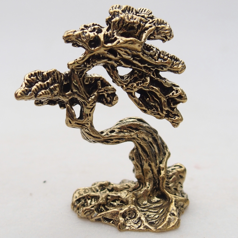 Metalowa figurka - bonsai